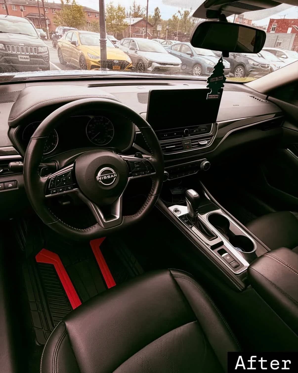 Nissan interior after Luxury Interior Detail