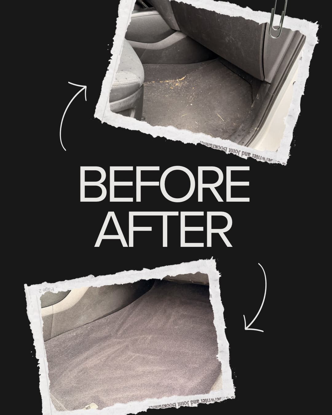 Before and after trunk detail — Nissan Maxima